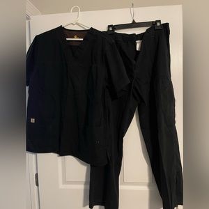 Carhartt male scrub set. Black. Size medium. Two sets